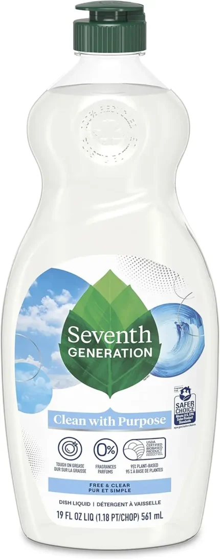 seventh generation hand dish wash free & clear 19 oz