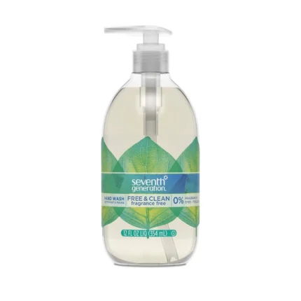 seventh generation liquid hand wash free & clear 12 oz