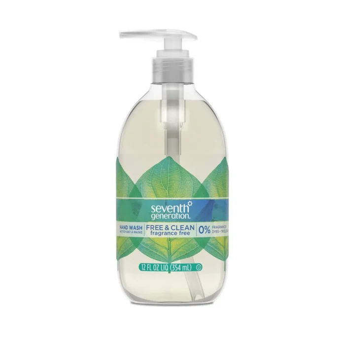 seventh generation liquid hand wash free & clear 12 oz