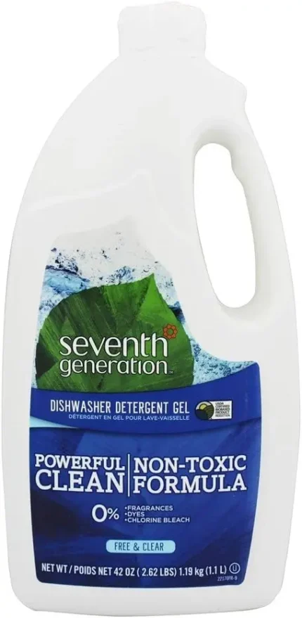 seventh generation dishwasher detergent gel free & clear 42 oz