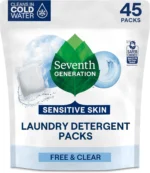 seventh generation laundry detergent packs free & clear 45 count