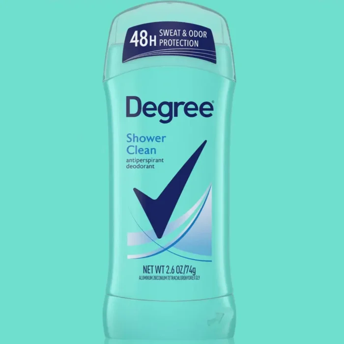 degree antiperspirant shower clean 2.6 oz
