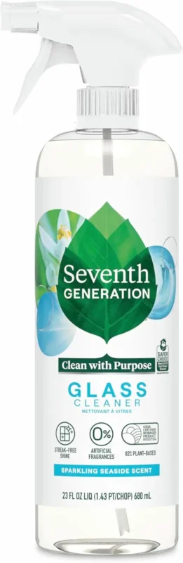 seventh generation glass cleaner sparkling sea 23 oz