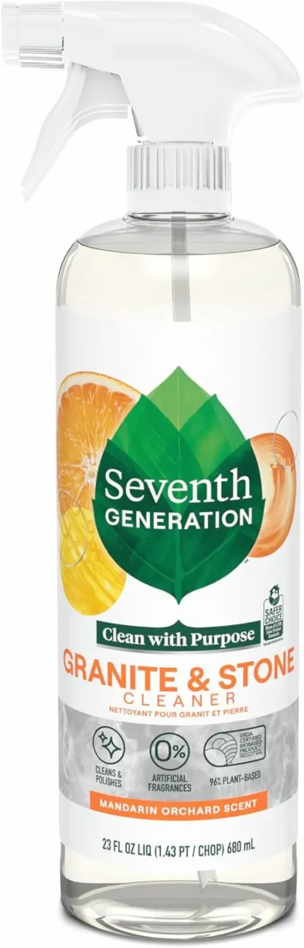 Seventh Generation Granite & Stone Cleaner Mandarin Orchard 23 oz