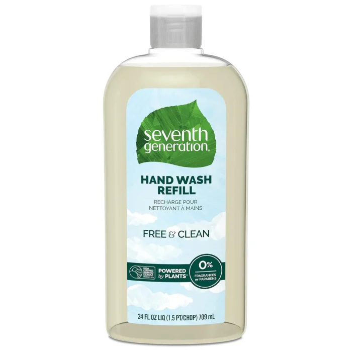 seventh generation liquid hand wash free & clear refill 24 oz