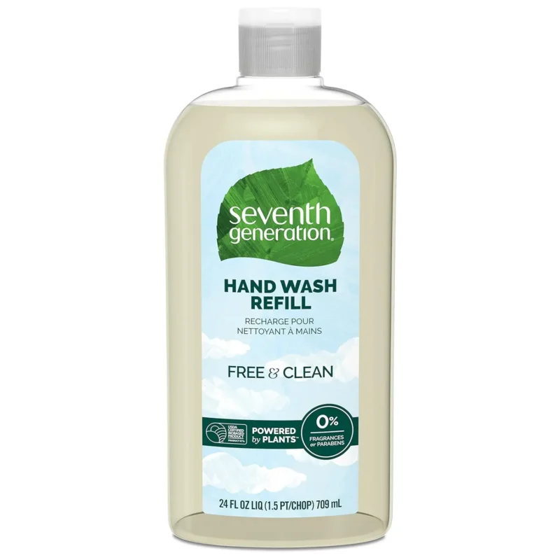 seventh generation liquid hand wash free & clear refill 24 oz