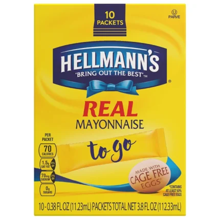 Hellmann's Mayonnaise Real To Go 0.38 oz (Pack of 10)