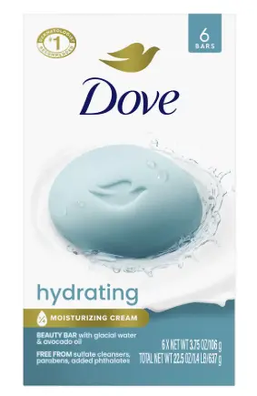 Dove Hydrating Beauty Bar 22.5 oz (6 Bar)