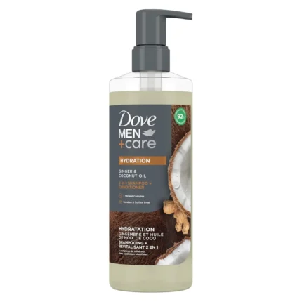 Dove Men Care Pro Hydration 2 in 1 Shampoo and Conditioner 17.5oz (NPD)