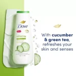dove body wash cucumber green tea 11 oz