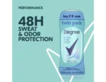 degree antiperspirant deodorant shower clean 2.6 oz twin pack