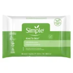 simple cleansing facial wipes kind to skin 25ct