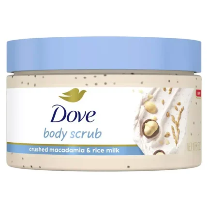 Dove Body Scrub Macadamia Rice Milk 3.5 oz