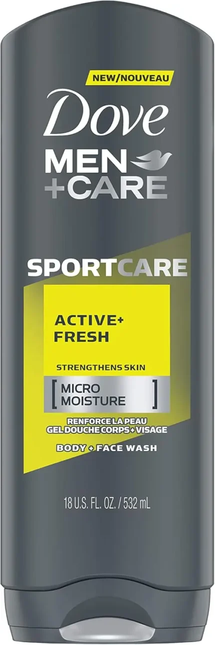 Dove Men Body Wash Active Fresh 18oz