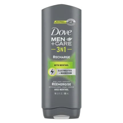 Dove Men Care Menthol ELCTRYTS Body Wash 18 oz (NPD)