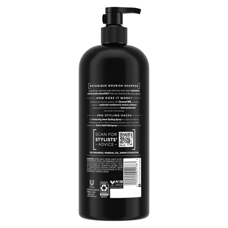 tresemme shampoo nourish coconut 28 oz