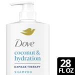dove shampoo coconut hydration 28oz with pump
