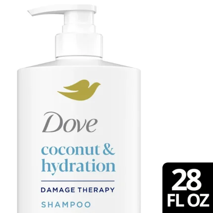 dove shampoo coconut hydration 28oz with pump