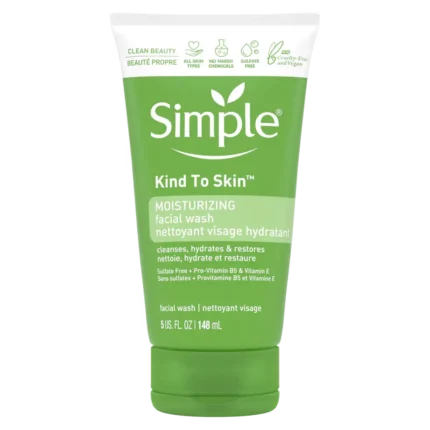 simple moisturizing facial wash 5 oz