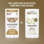 Schmidt's Deodorant Vanilla & Oat Milk 2.65oz - Image 3