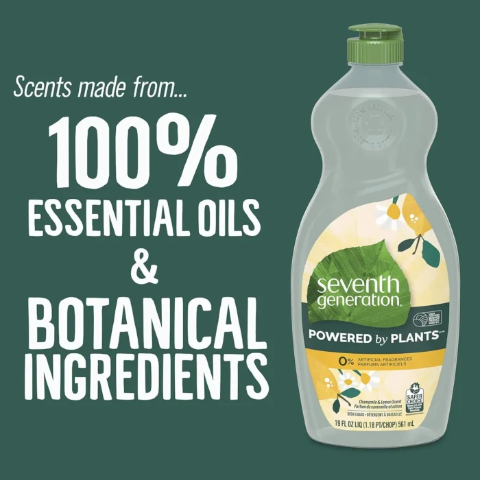 seventh generation hand dish wash chamomile & lemon 19 oz