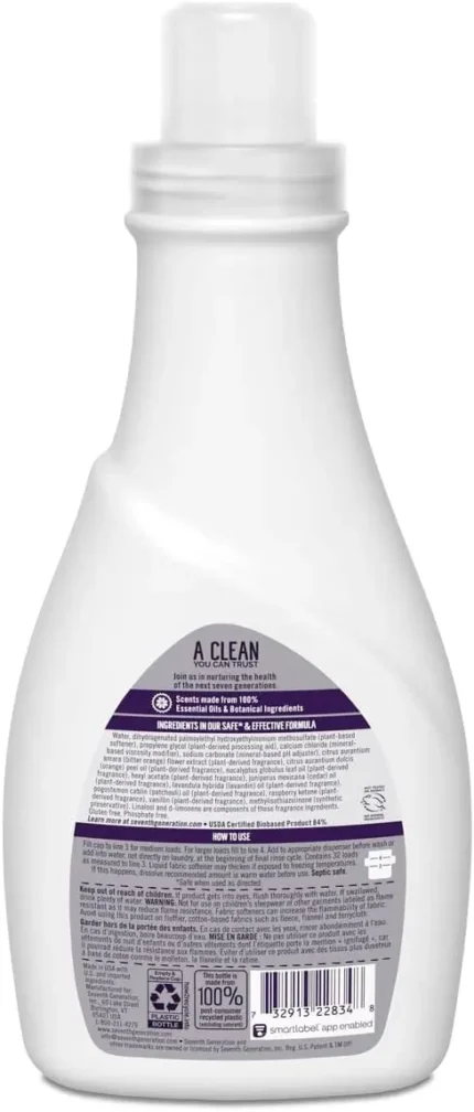 seventh generation favric softener lavender 32 oz