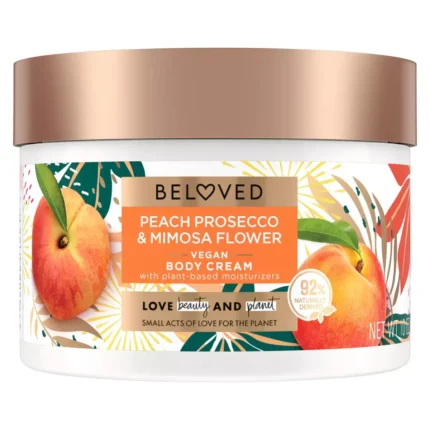 Love Beauty Planet Beloved Body Cream Peach Prosecco 10 Oz