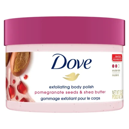 Dove Pomegranate Body Polish SHEA 10.5 oz