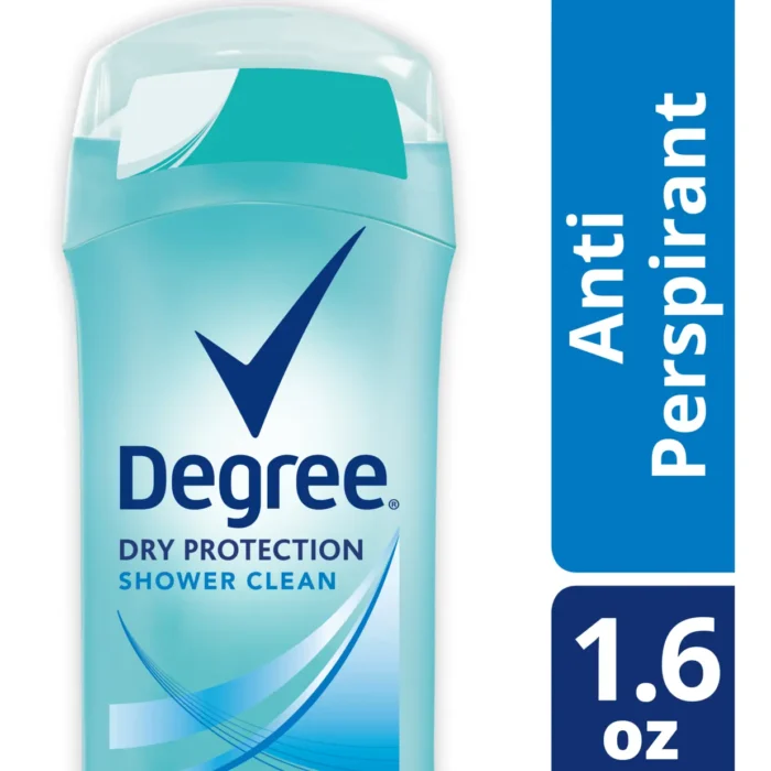 degree antiperspirant deodorant shower clean 1.6 oz
