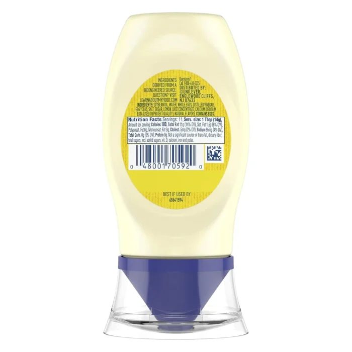 Hellmann's Mayonnaise Real Squeeze 5.75 oz - Image 3
