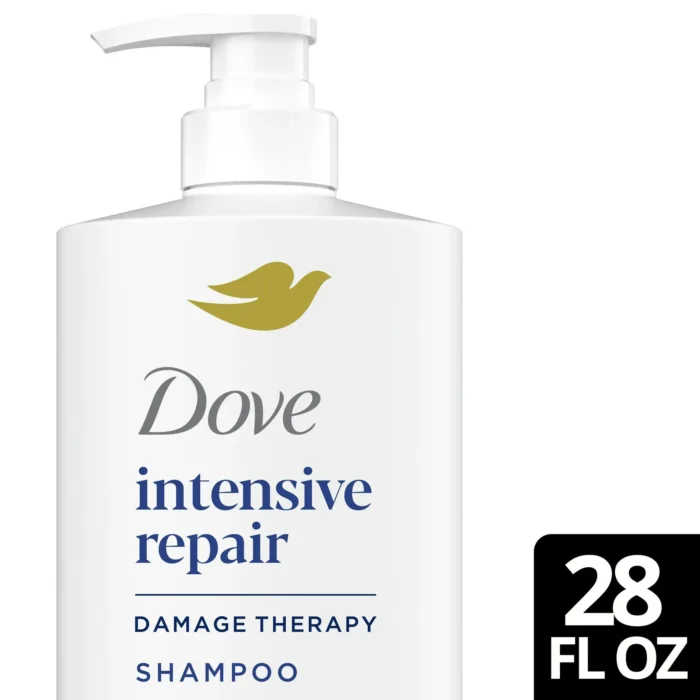 dove shampoo intensive repair 28oz with pump