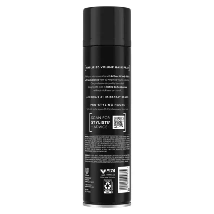 tresemme hair spray amplified volume 11 oz