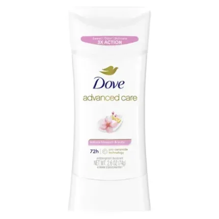 dove advanced care antiperspirant sakura blossom & yuzu 2.6 oz