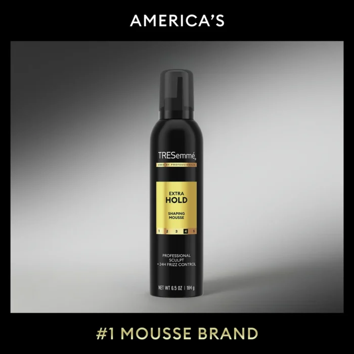 tresemme styling aid extra hold mousse
