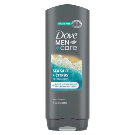 Dove Men Care Sea Salt Citrus Body Wash 18 oz (NPD)