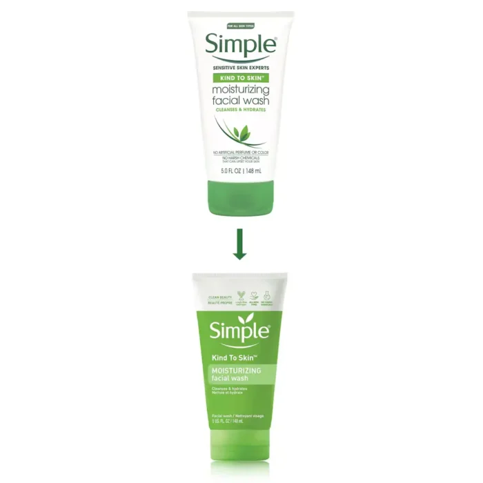 simple moisturizing facial wash 5 oz