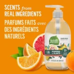 seventh generation liquid hand wash mandarin orange & grapefruit 12 oz