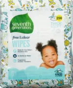 seventh generation baby wipes free & clear 256 count refill pack