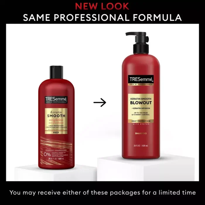 tresemme shampoo keratin smooth blowout 28 oz