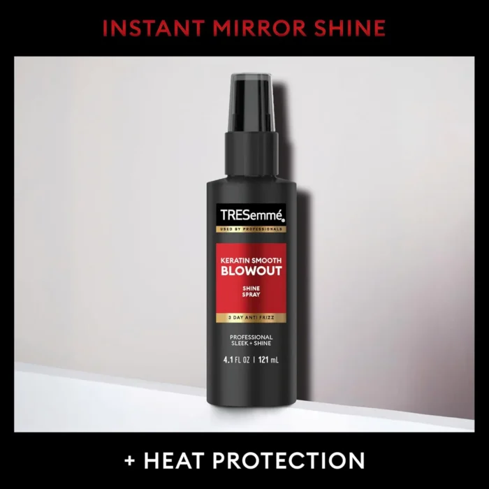 tresemme styline aid keratin smooth blowout shine spray 4.1 oz