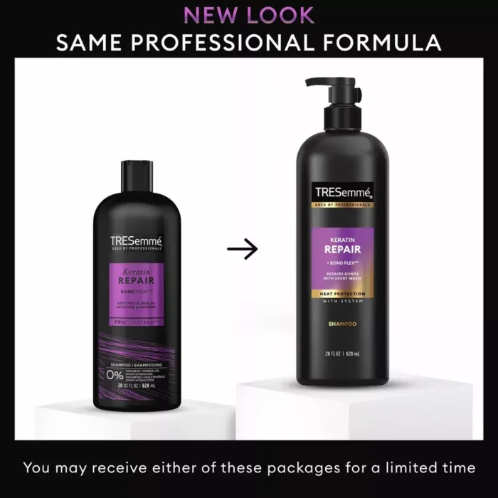 tresemme shampoo keratin bondplex repair 28 oz
