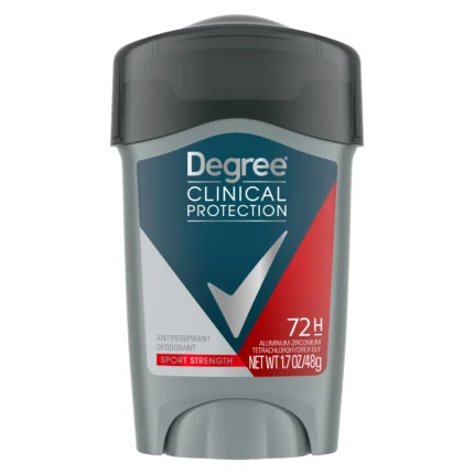 Degree Men Clinical Protection Antiperspirant Deodorant Sport Strength Stick 1.7 oz
