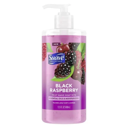 Suave Essentials Black Raspberry Liquid Hand Soap 13.5 oz