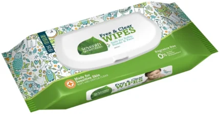 seventh generation baby wipes free & clear 30 count travel pack