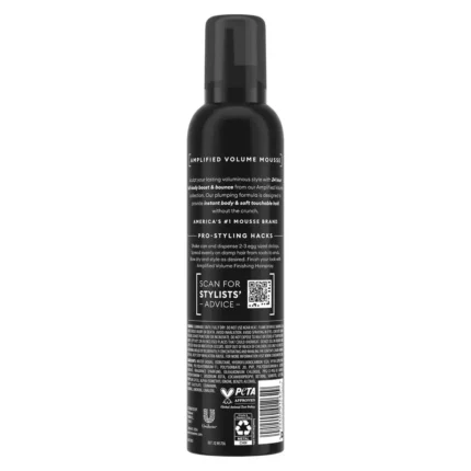 tresemme mousse amplified volume 10.5 oz