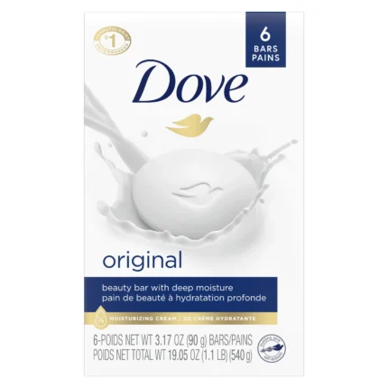 Dove White Beauty Bar 3.17 oz 6-Pack