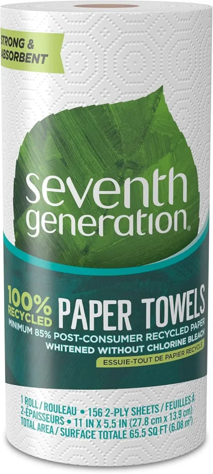 Seventh Generation Paper Towel White 156 Sheets