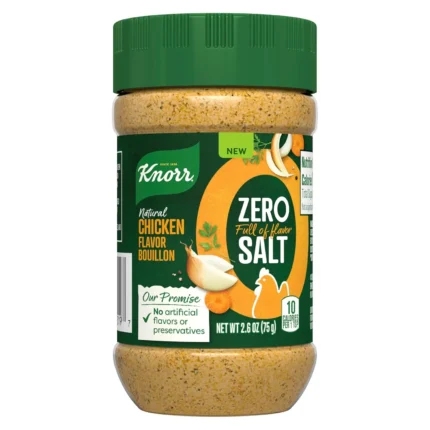 Knorr Chicken Flavor Bouillon Zero Salt 2.6 oz