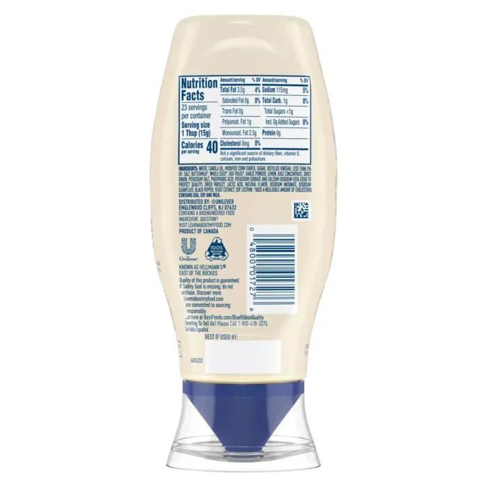 Best Foods Buttermilk Ranch Mayo 11.5 oz - Image 3