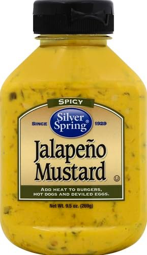 Silver Springs Mustard, Jalapeno, 9.5 Oz